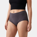 Sous-vêtements respirants en maille anti-fuite grande taille pour femme | Design confortable taille mi-haute