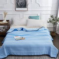 Cooling Cotton Summer Blanket | Soft Lightweight Sleep Cover | Breathable Comfortable Bedding