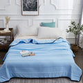 Cooling Cotton Summer Blanket | Soft Lightweight Sleep Cover | Breathable Comfortable Bedding