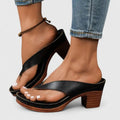 Orthopedic Women’s Closed-Toe Heels with Block Heel and Classic Pump Design