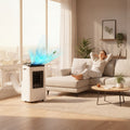 Portable Air Conditioner 12000 BTU | 3-in-1 Air Conditioner, Fan & Dehumidifier | Quiet AC Unit for Rooms up to 51m²
