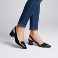 Women's Comfortable Slingback Heels | Elegant Pointed Toe Design