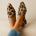 Women's Black Leather Loafers | Elegant Slip-On Shoes for Work and Casual Wear