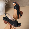Women's Breathable Leather Sandals | Comfortable Ergonomic Summer Footwear