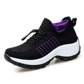 Women's Breathable Synthetic Sneakers | Comfortable Slip-On Walking Shoes with Arch Support