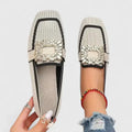 Women's Cushioned Leather Loafers | Elegant Orthopedic Comfort Shoes