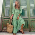 Women's Lightweight Cotton A-Line Dress | Elegant Casual Spring Outfit