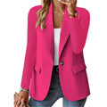 Women's Softly Structured Black Blazer | Modern Tailored Jacket for All Occasions