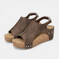 Women's Structured Fabric Platform Sandals | Stylish Open Toe Summer Footwear