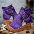Women's Synthetic Wedge Sandals | Comfortable Supportive Boho Summer Footwear