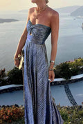 Ophelia | Women’s Strapless Formal Maxi Dress With Sparkling Finish