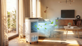 Portable Air Cooler | Evaporative Water Cooling Fan for Bedroom & Living Room