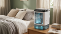 Portable Air Cooler | 3-in-1 Personal Air Cooler with Humidifier & Rechargeable Battery | Compact Cooling Fan with LED Light