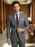 Men's Lightweight Fabric Suit | Classic Single-Breasted Jacket and Slim Fit Trousers