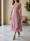Women's Elegant Lace Dress | Timeless White Cocktail Dress for Special Occasions