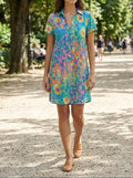 Women's Lightweight Cotton Maxi Dress | Elegant Bohemian Summer Style
