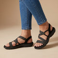Women's Lightweight Elastic Strap Sandals | Comfortable Open Design Summer Footwear