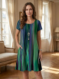 Women's Lightweight Rayon Summer Dress | Flowing Relaxed Fit Casual Style