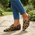 Women's Soft Animal-Texture Loafers | Elegant Cushioned Orthopedic Shoes