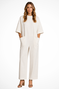 Catalina | Women’s Oversized Short Sleeve Wide Leg Jumpsuit