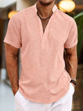 Lucas | Men’s Lightweight Henley Shirt For Warm Weather