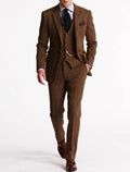Jordan | Men’s Structured Business Suit With Matching Vest