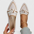 Orthopedic Women’s Slip-On Loafers with Toe and Panel Design