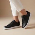James | Men’s Casual Leather Trainers With Cushioned Sole