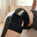 Unisex Adjustable Heat Compression Knee Massager | Soothing Vibration Therapy Device