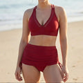 Women's High-Waisted Bikini Set | Stylish Tummy Control Swimwear for Summer