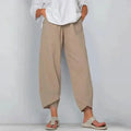 Women's Breathable Cotton Summer Pants | Softly Tailored Lightweight Trousers