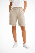 Women's Breathable Linen Capri Pants | Relaxed Fit Casual Summer Trousers
