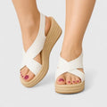Women's Breathable Synthetic Espadrille Sandals | Elegant Comfortable Summer Footwear
