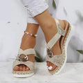 Women's Breathable Synthetic Sandals | Lightweight Adjustable Orthopedic Footwear