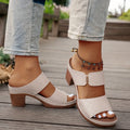 Women's Elegant Leather Sandals | Comfortable Stylish Summer Footwear