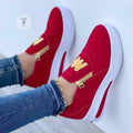 Women's Fabric Slip-On Sneakers | Stylish Chic Casual Footwear
