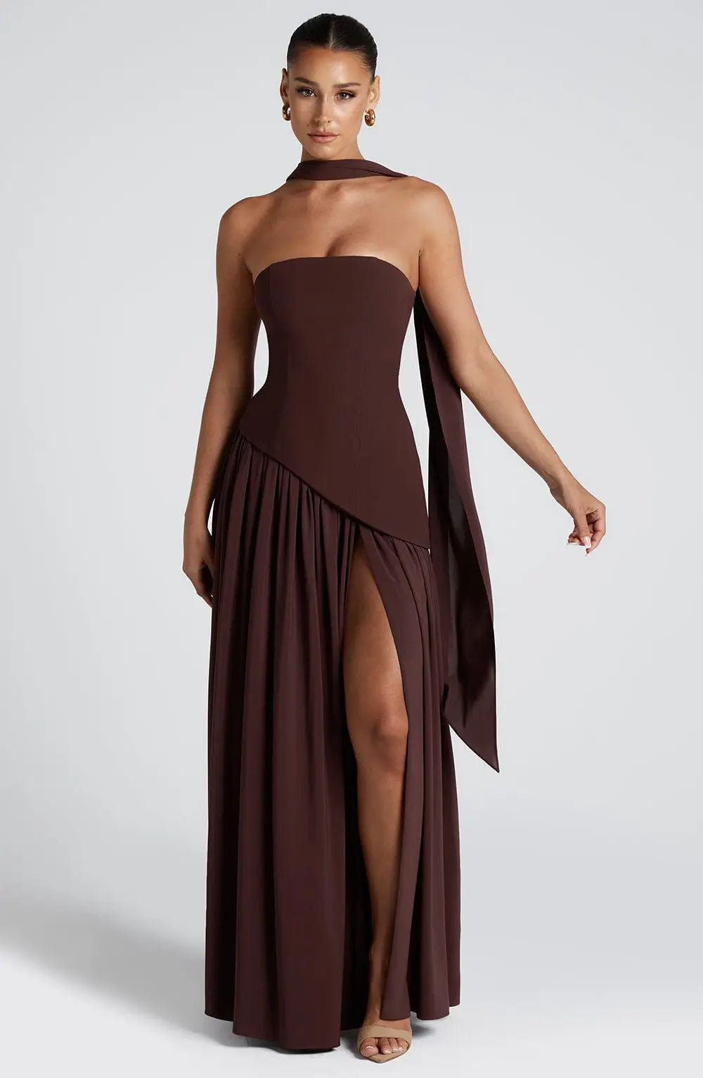 Women's Non-Stretch Chiffon Maxi Dress