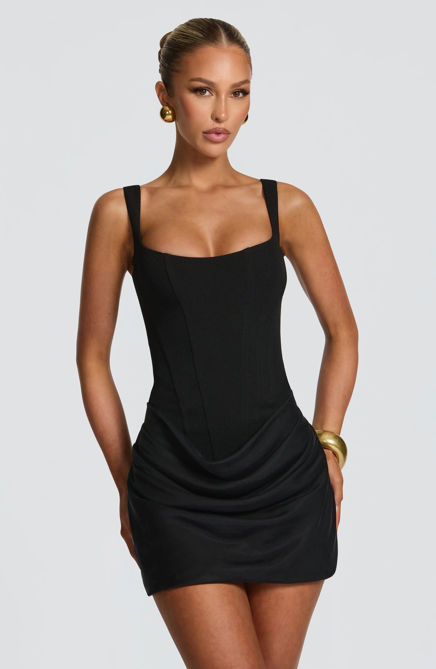 Women's Non-Stretch Crepe Mini