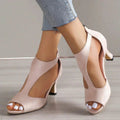 Natalia | Women’s Orthopaedic T-Strap Sandals With Block Heel