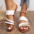 Women's Soft Cushioned Flat Sandals | Elegant Minimalist Summer Footwear
