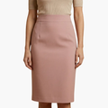 Women's Woven Midi Skirt | Flared Hemline with Pockets | Comfortable Casual Piece
