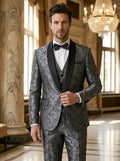 Eli Men's Slim Fit Suit | Elegant 3-Piece Design, Ideal for Weddings and Formal Events
