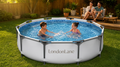 10ft Round Frame Pool | 305cm Family Swimming Pool with Steel Frame | Above Ground Garden Pool