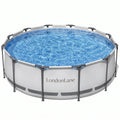 Round Steel Frame Swimming Pool with Filter Pump – 10 ft Outdoor Family Pool