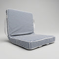 Folding Floor Chair with 6 Adjustable Reclining Positions for Beach & Camping