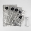 Vacuum Storage Bag Set with Wireless Pump for Clothes Bedding Travel