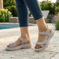 Women's Adjustable Synthetic Orthopedic Sandals | Comfortable Summer Footwear