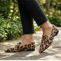 Women's Black Leather Loafers | Elegant Slip-On Comfort Shoes