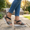 Women's Breathable Leather Sandals | Comfortable Adjustable Summer Footwear