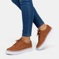 Women's Breathable Mesh Sneakers | Comfortable Lace-Up Walking Shoes